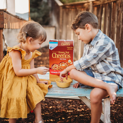 Honey Nut Cheerios Cereal, Limited Edition Happy Heart Shapes, Heart Healthy Cereal With Whole Grain Oats, 10.8 oz