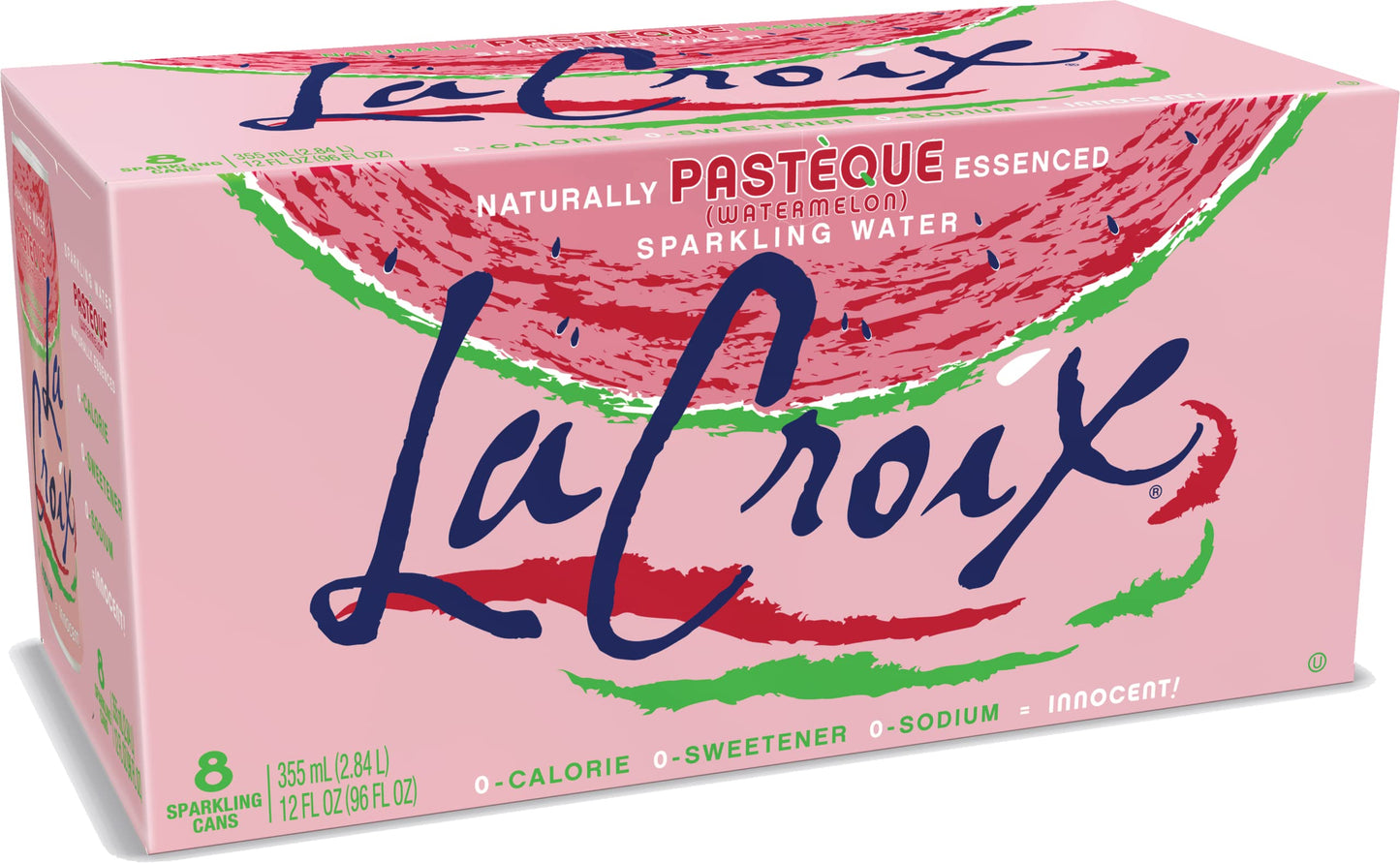 LaCroix Sparkling Water, Pure, 12 Fl Oz (pack of 8)