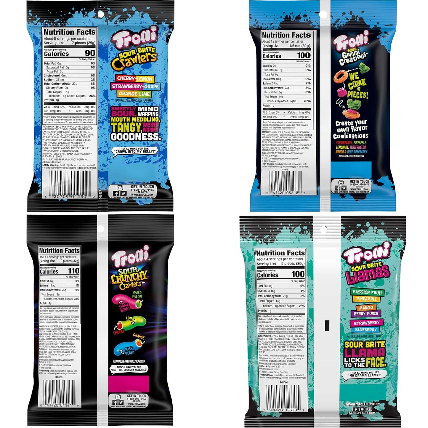 Trolli Gummi Creations Variety Pack, Pack of 8