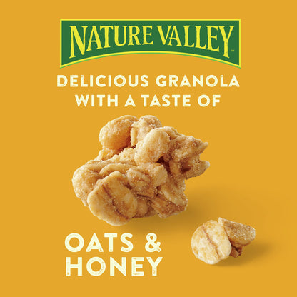 Nature Valley Crunchy Granola, Oats and Honey, Resealable Bag, 16 OZ