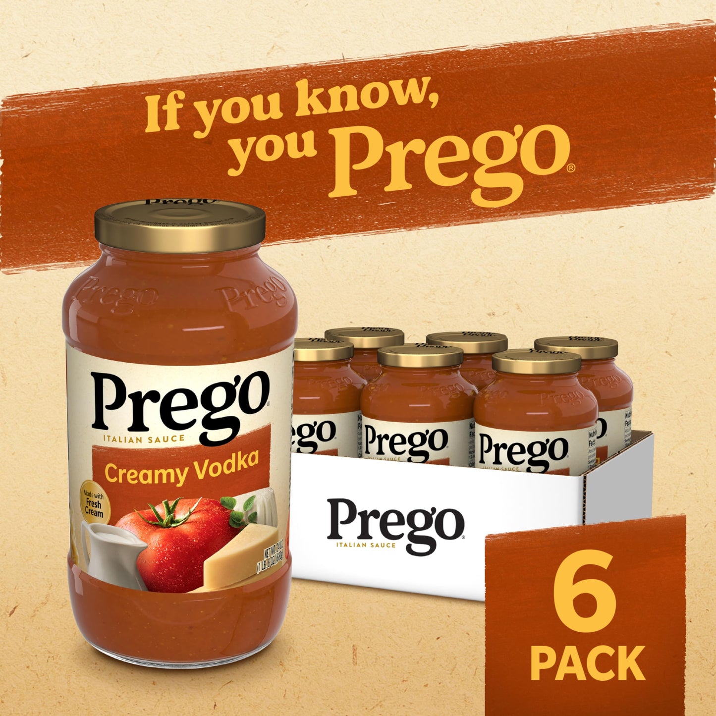 Prego Chunky Tomato with Garlic and Onion Pasta Sauce, 24 Oz Jar