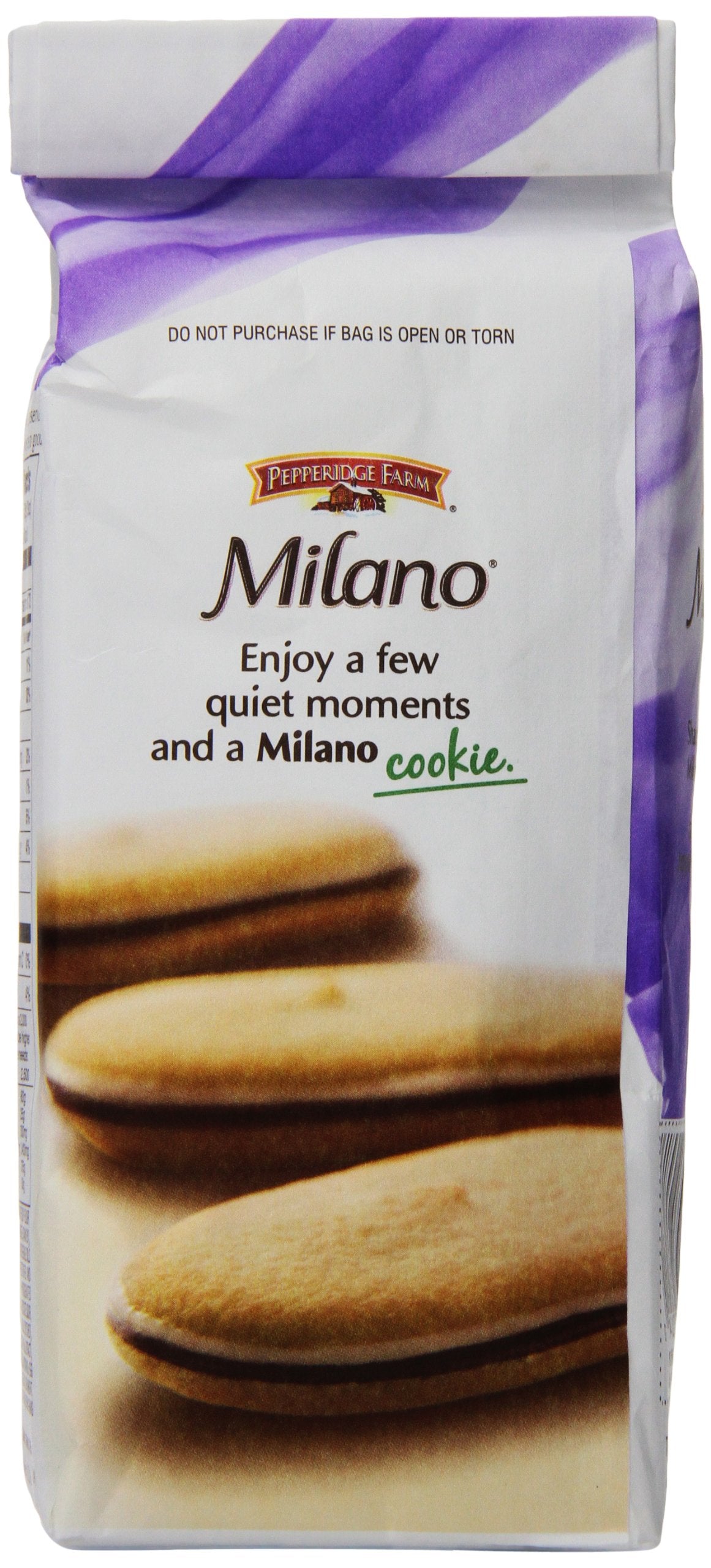 Pepperidge Farm Milano Milk Chocolate Cookies, 6 OZ Bag (15 Cookies)