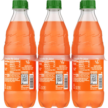 Fanta Orange, 16.9 Fl Oz, Pack of 6