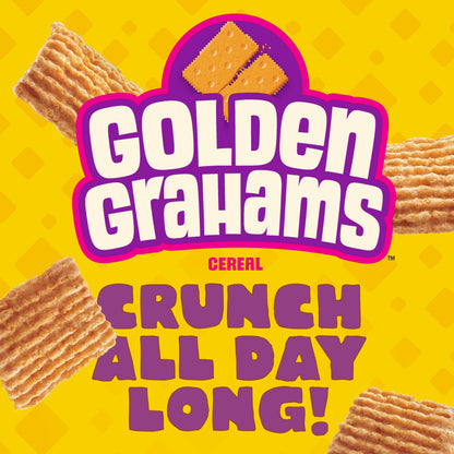 Golden Grahams Breakfast Cereal, Graham Cracker Taste, Whole Grain, Giant Size, 27.6 oz