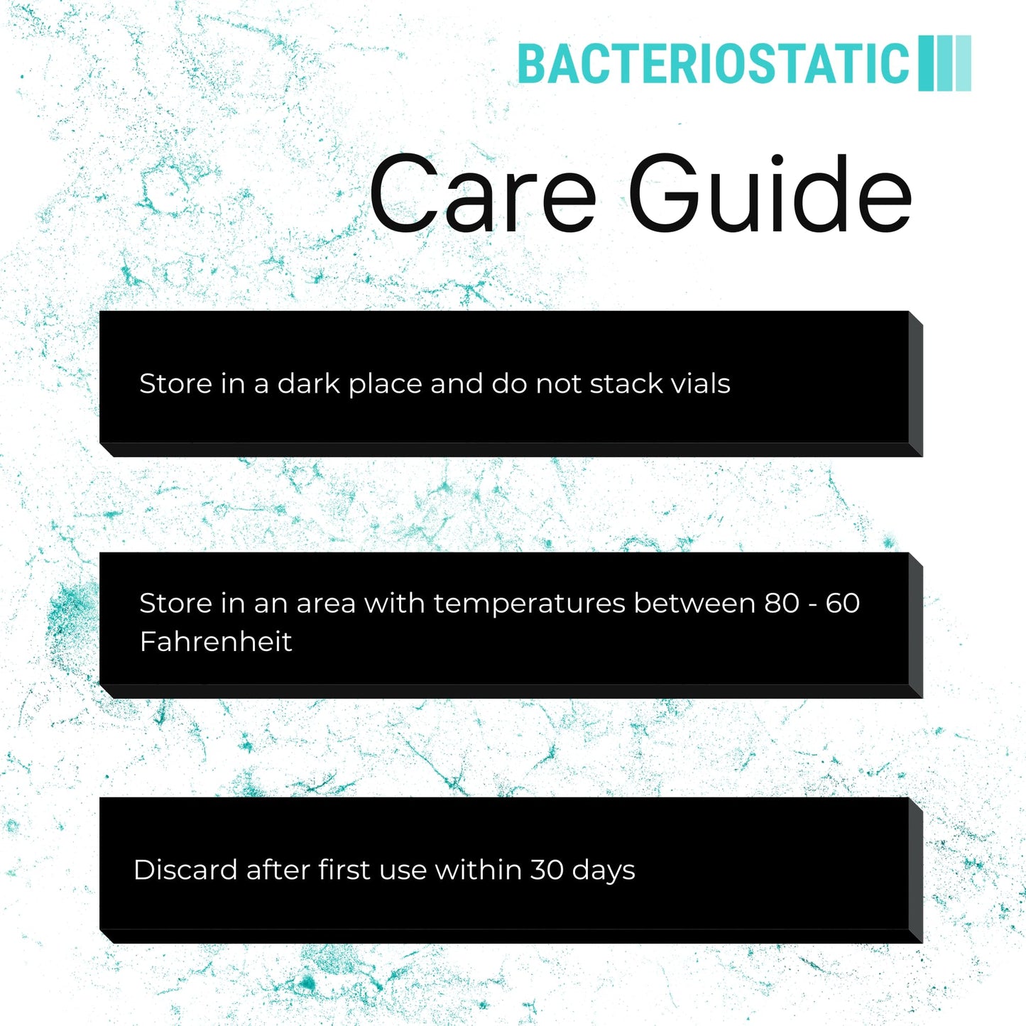 BACTERIOSTATIC Reconstitution Solution Pharma Grade 30 ml in Glass Vial, 2 Pack Sterile Injection Port