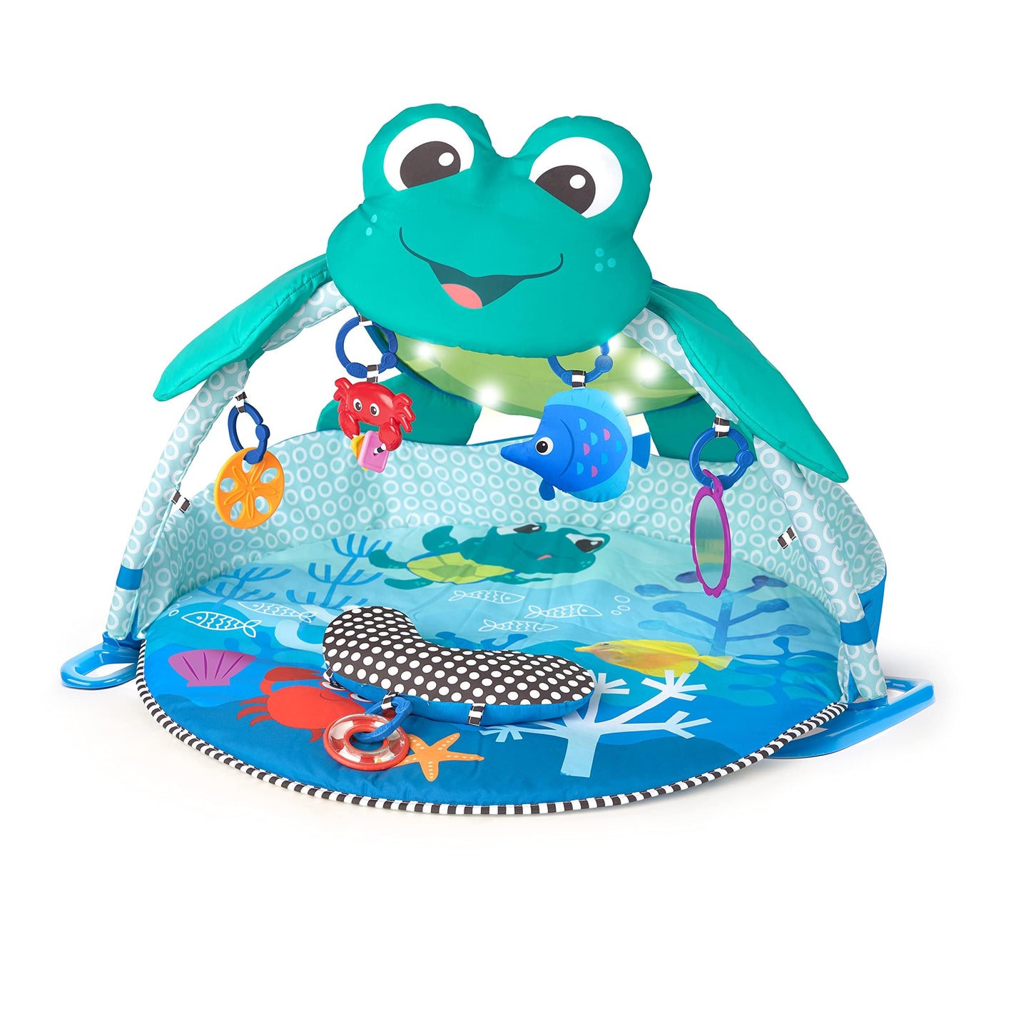 Baby Einstein 4-in-1 Kickin' Tunes Music and Language Play Gym and Piano Tummy Time Activity Mat