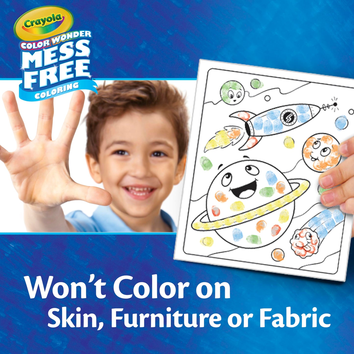 Crayola Color Wonder Mess Free Fingerprint Ink Painting Activity Set, Finger Painting Alternative, Toddler Coloring, Gift, 3+