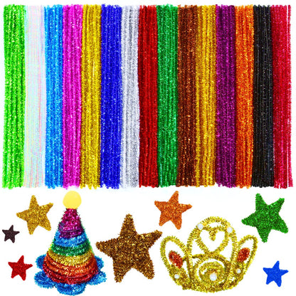 Pipe Cleaners, Pipe Cleaners Craft, Arts and Crafts, Crafts, Craft Supplies, Art Supplies (200 Multi-Color Pipe Cleaners)…