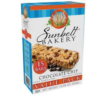 Sunbelt Bakery Oats & Honey Chewy Granola Bars, 15-1.0 OZ Bars (1 Box)