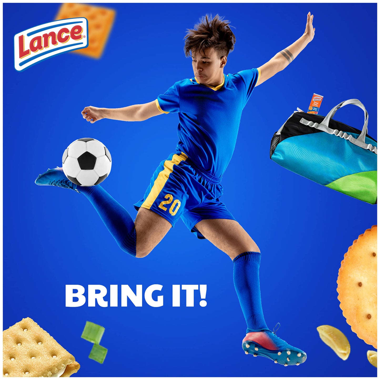 Lance Sandwich Crackers, Captain's Wafer Grilled Cheese, 10 Individual Packs, 6 Sandwiches Each