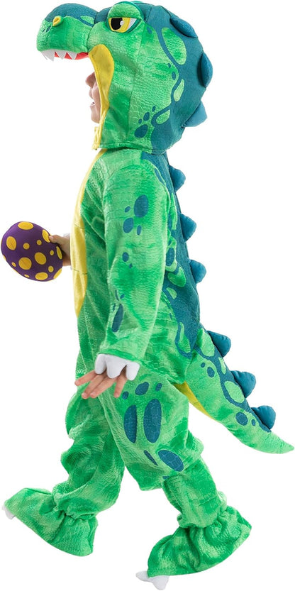 Spooktacular Creations T-Rex Costume, Dinosaur jumpsuit Jumpsuit for Toddler and Child Halloween Dress Up Party