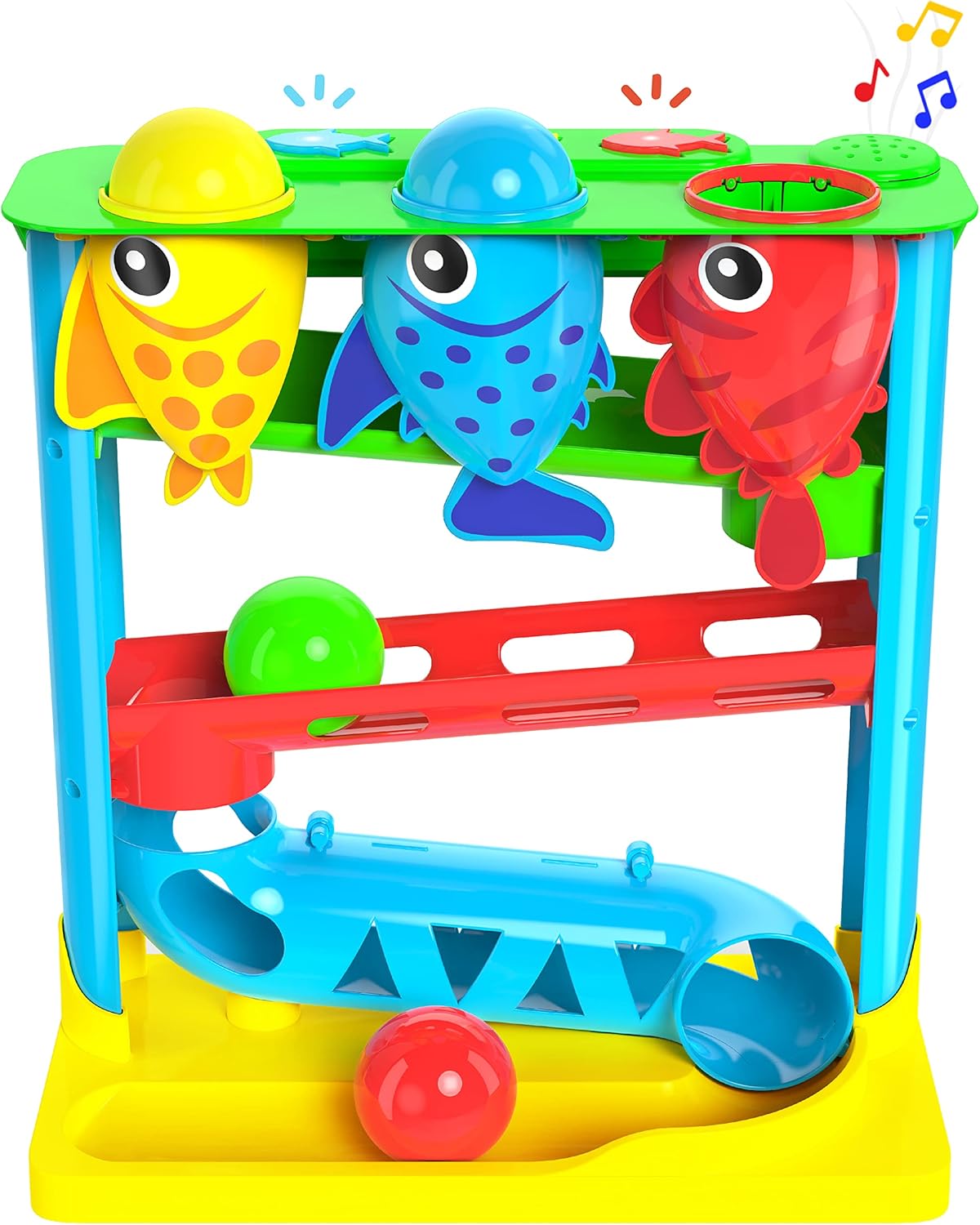 Move2Play, Feed The Fish | Interactive Baby & Toddler Toy | 1, 2+ Year Old Christmas Gift & Birthday Present | Boys & Girls Baby Ages 6, 7, 8, 9, 10, 12, 18, 24+ Months Old