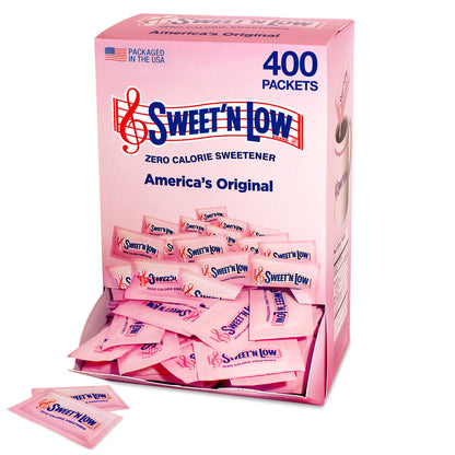 Sweetener Packets, Sweet'N Low, Box Of 400 Packets