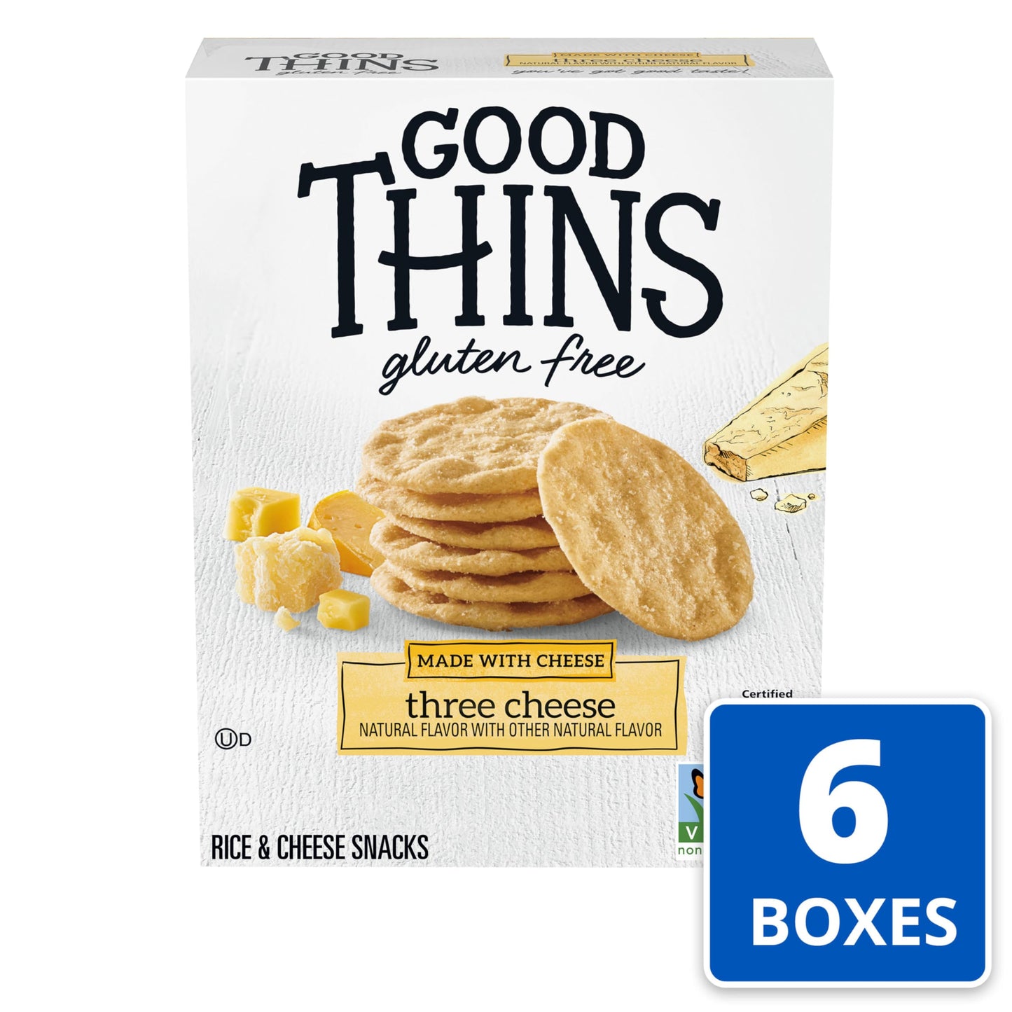 Good Thins Simply Salt Rice Snacks Gluten Free Crackers, 3.5 oz