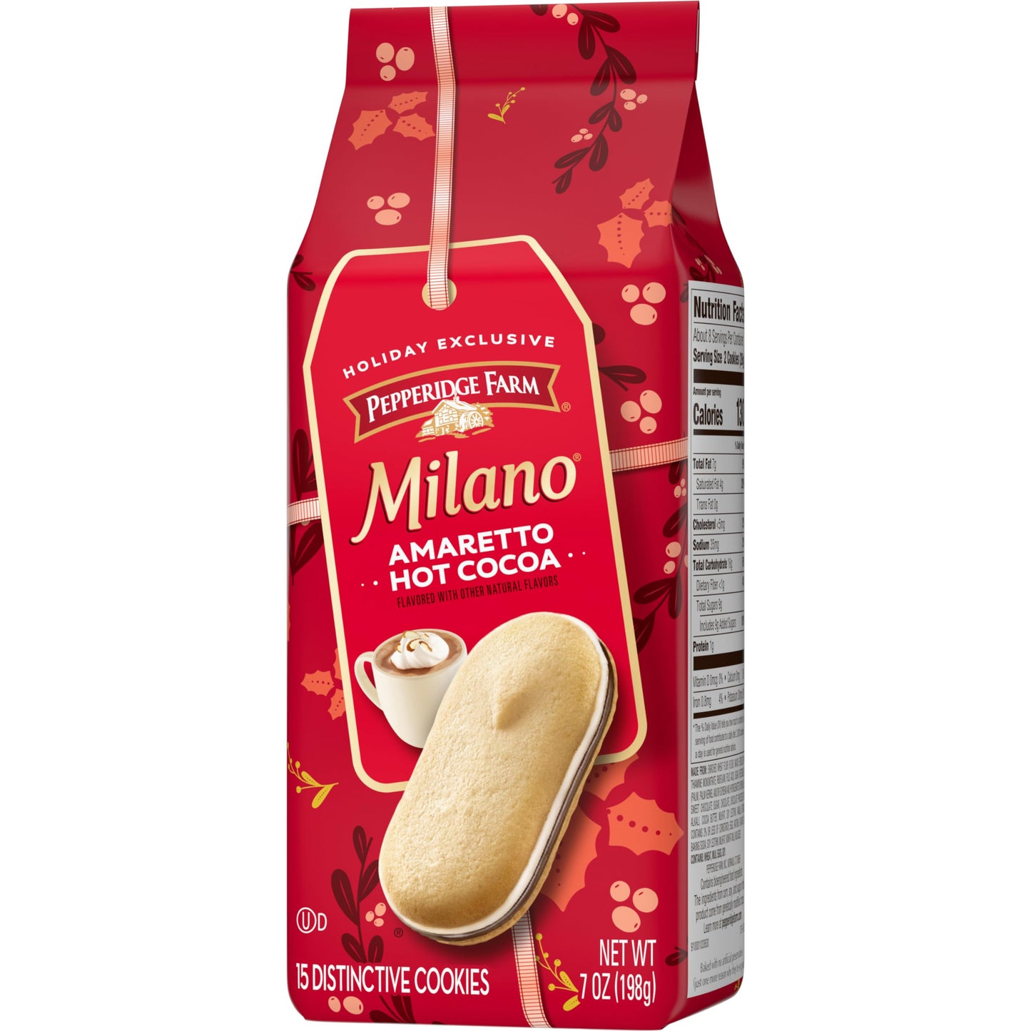 Pepperidge Farm Milano Milk Chocolate Cookies, 6 OZ Bag (15 Cookies)