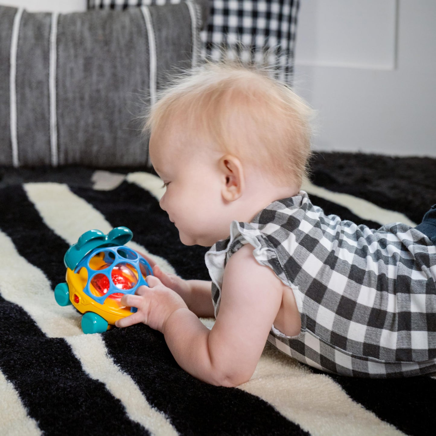 Baby Einstein Outstanding Opus The Octopus Sensory Rattle & Teether Multi-Use Toy, BPA Free & Chillable, 3 Months & up, Multicolored