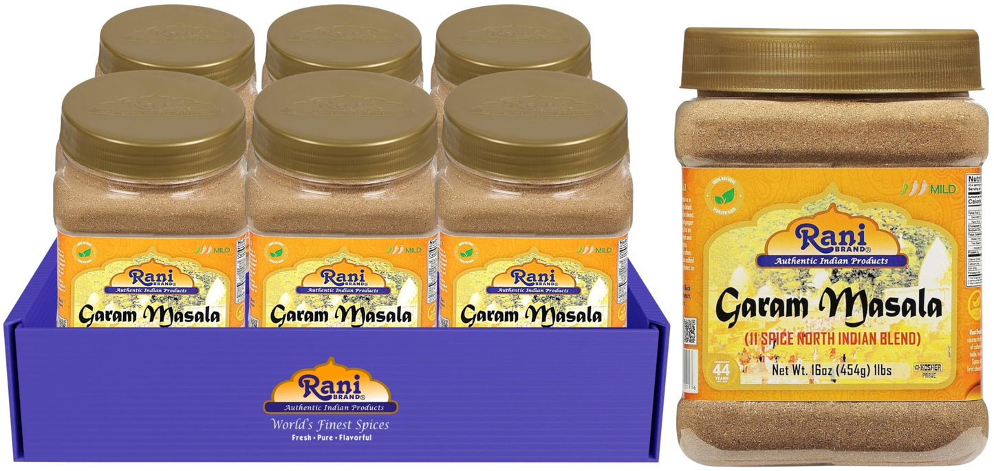 Rani Garam Masala Indian 11-Spice Blend 3oz (85g) PET Jar ~ All Natural, Salt-Free | Vegan | No Colors | Gluten Friendly | NON-GMO| Kosher | Indian Origin