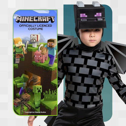 Disguise Minecraft Ender Dragon Costume for Kids, Video Game Inspired Character Outfit