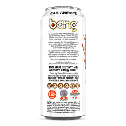 Bang Energy Bangster Berry, Sugar-Free Energy Drink, 16-Ounce (Pack of 12)