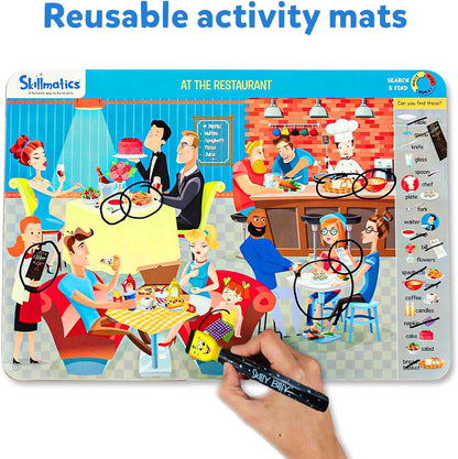 Skillmatics Preschool Learning Activity - Search and Find Educational Game, Perfect for Kids, Toddlers Who Love Toys, Art and Craft Activities, Gifts for Girls and Boys Ages 3, 4, 5, 6