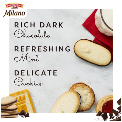 Pepperidge Farm Milano Milk Chocolate Cookies, 6 OZ Bag (15 Cookies)