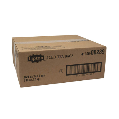 Lipton Unsweetened Iced Tea Bags, Family Size Tea Bags, 144 Total Tea Bags (24ct - Pack of 6)