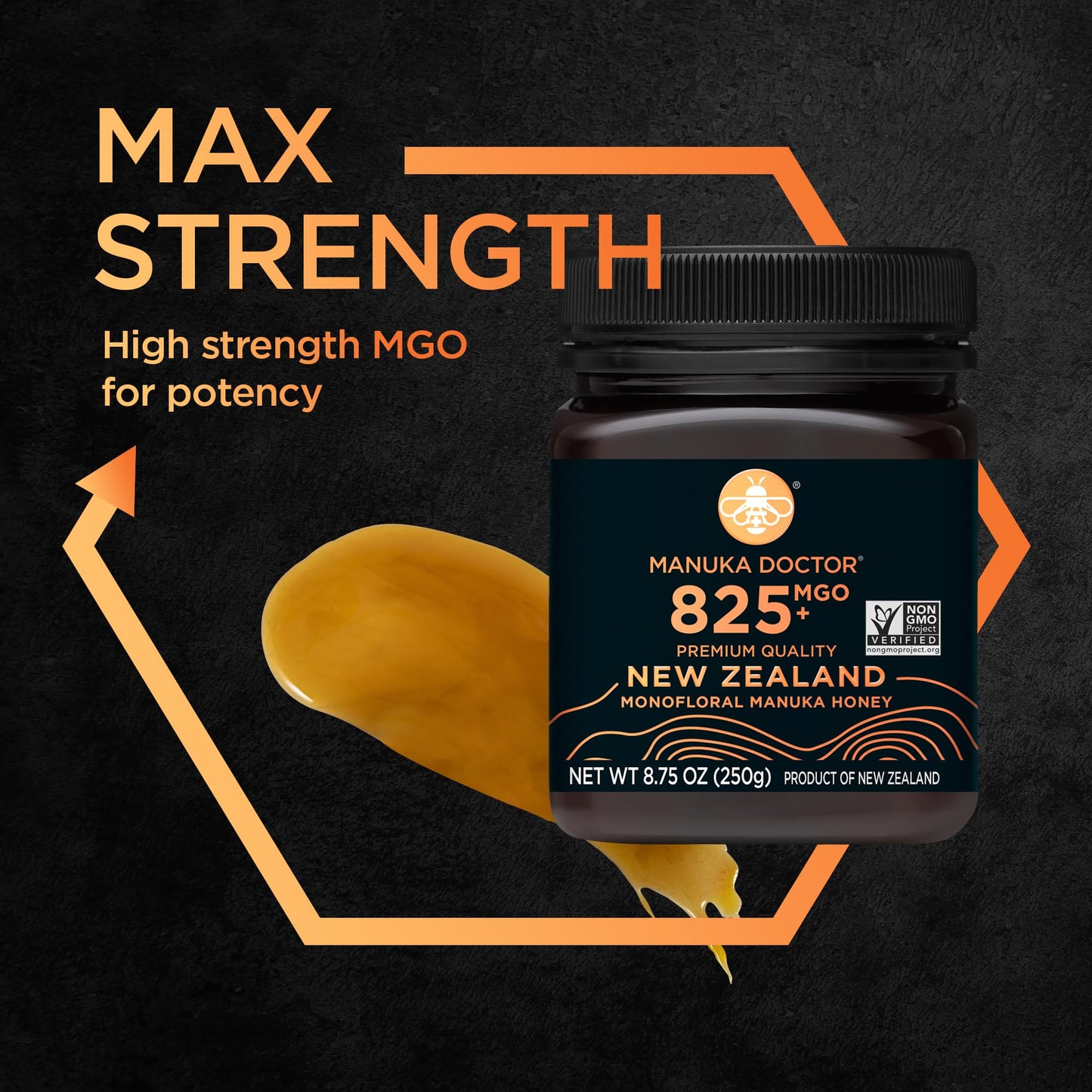 MANUKA DOCTOR - Raw Manuka Honey MGO 30+ SQUEEZY, 100% Pure New Zealand Honey. Certified. Guaranteed. RAW. Non-GMO (10.58 oz)