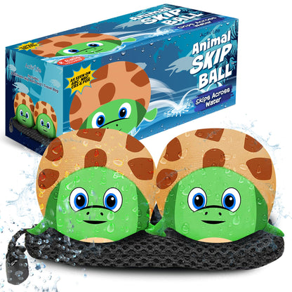 Activ Life The Ultimate Skip Ball – Water Bouncing Ball (2 Pack) Create Lasting Memories with Your Friends & Family at The Beach, Lake or Pool - Great for All Ages