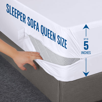 Utopia Bedding Zippered Mattress Encasement Twin - 100% Waterproof and Bed Bug Proof Mattress Protector - Absorbent, Six-Sided Mattress Cover