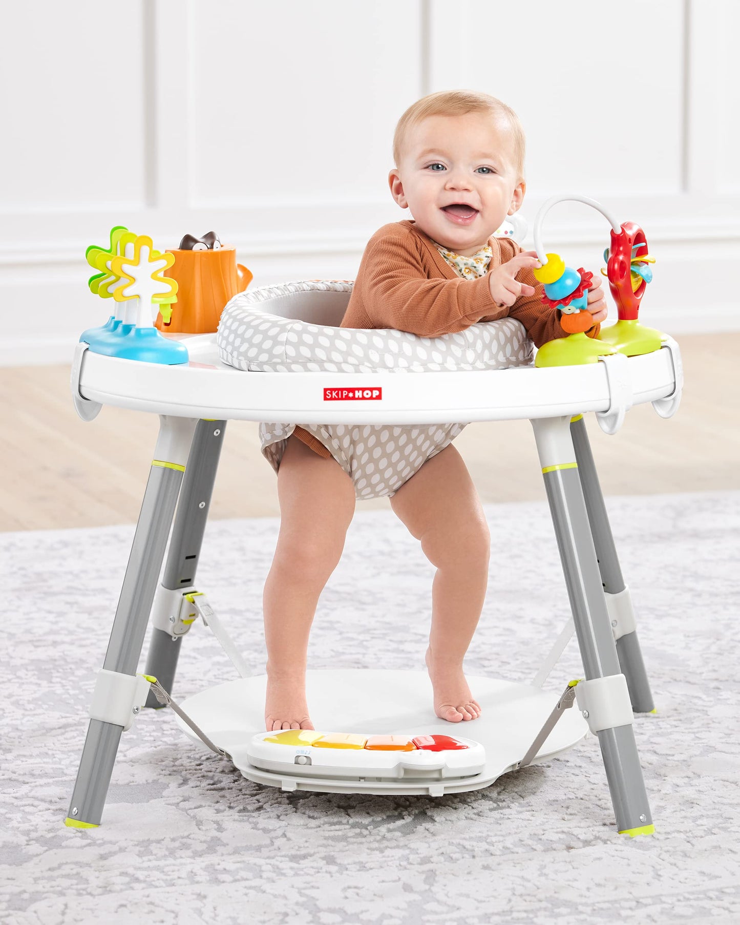 Skip Hop Baby Activity Center: Interactive Play Center with 3-Stage Grow-with-Me Functionality, 4mo+, Explore & More