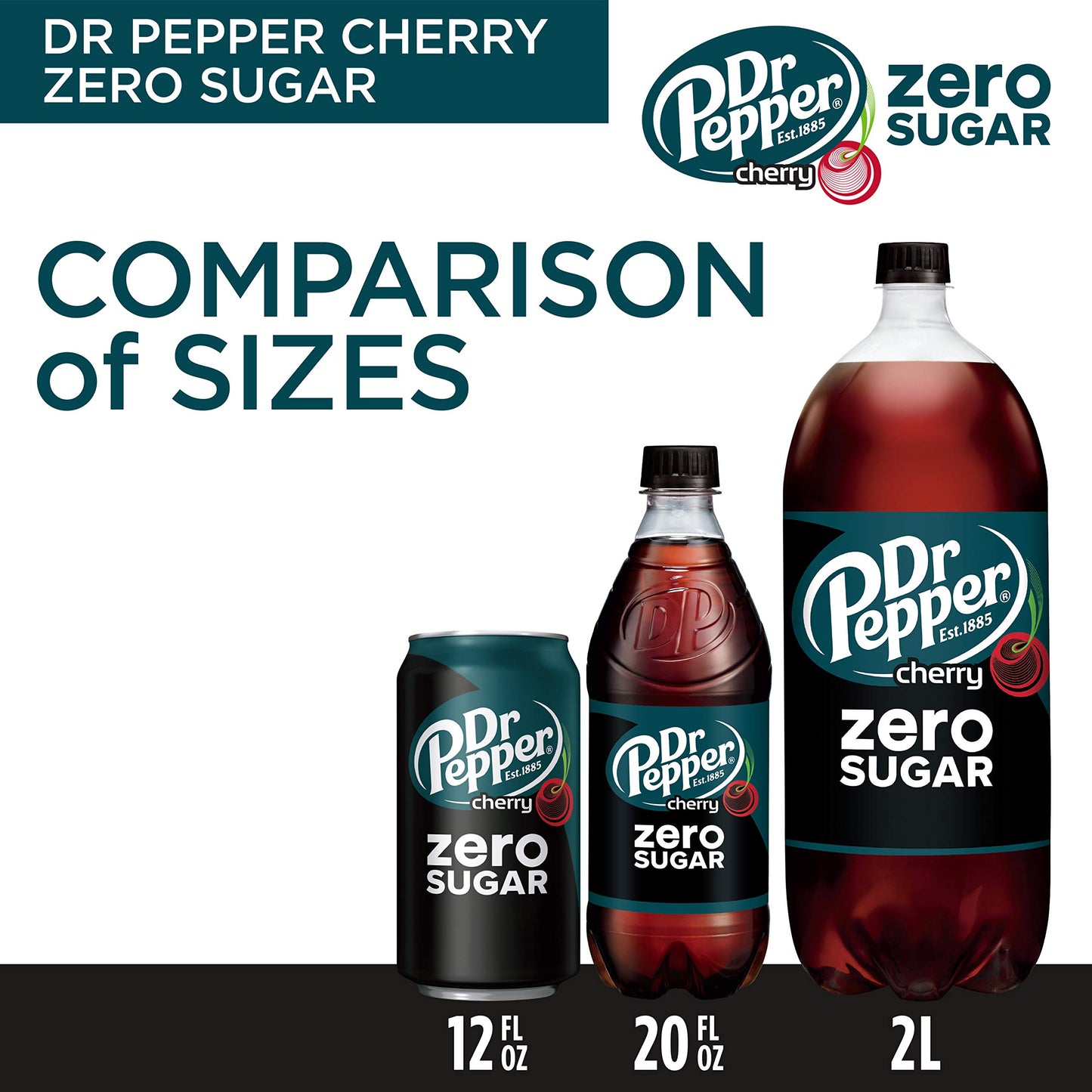 Dr Pepper Zero Strawberries and Cream Soda, 12 fl oz cans, 12 Pack