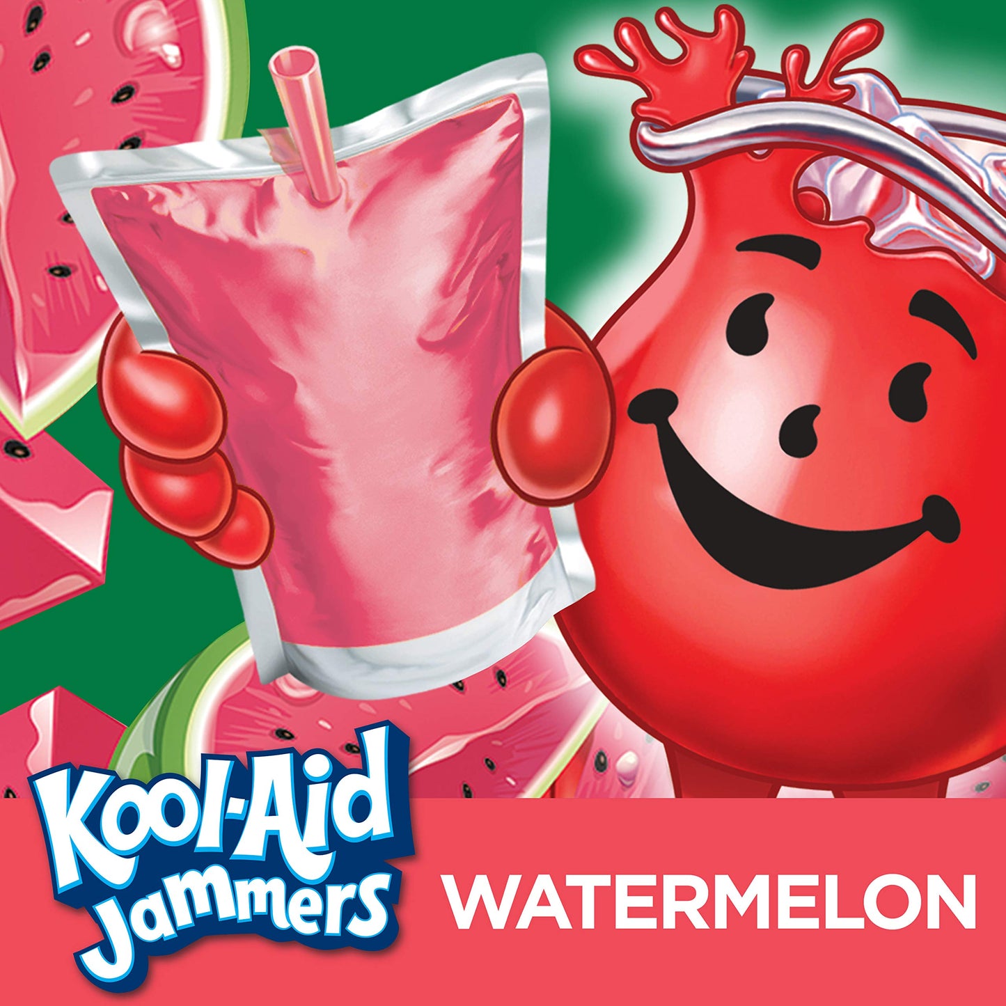 Kool-Aid Jammers Blue Raspberry Flavored Kids 0% Juice Drink (10 ct Box, 6 fl oz Pouches)