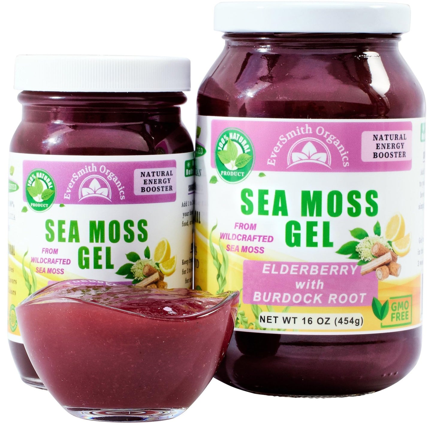 Wildcrafted Irish Sea Moss Gel | Made in USA | Rich in Vitamins & Minerals | Sea Moss Gel Organic Raw | Nutritional Supplement | Mango Pineapple (16 oz)