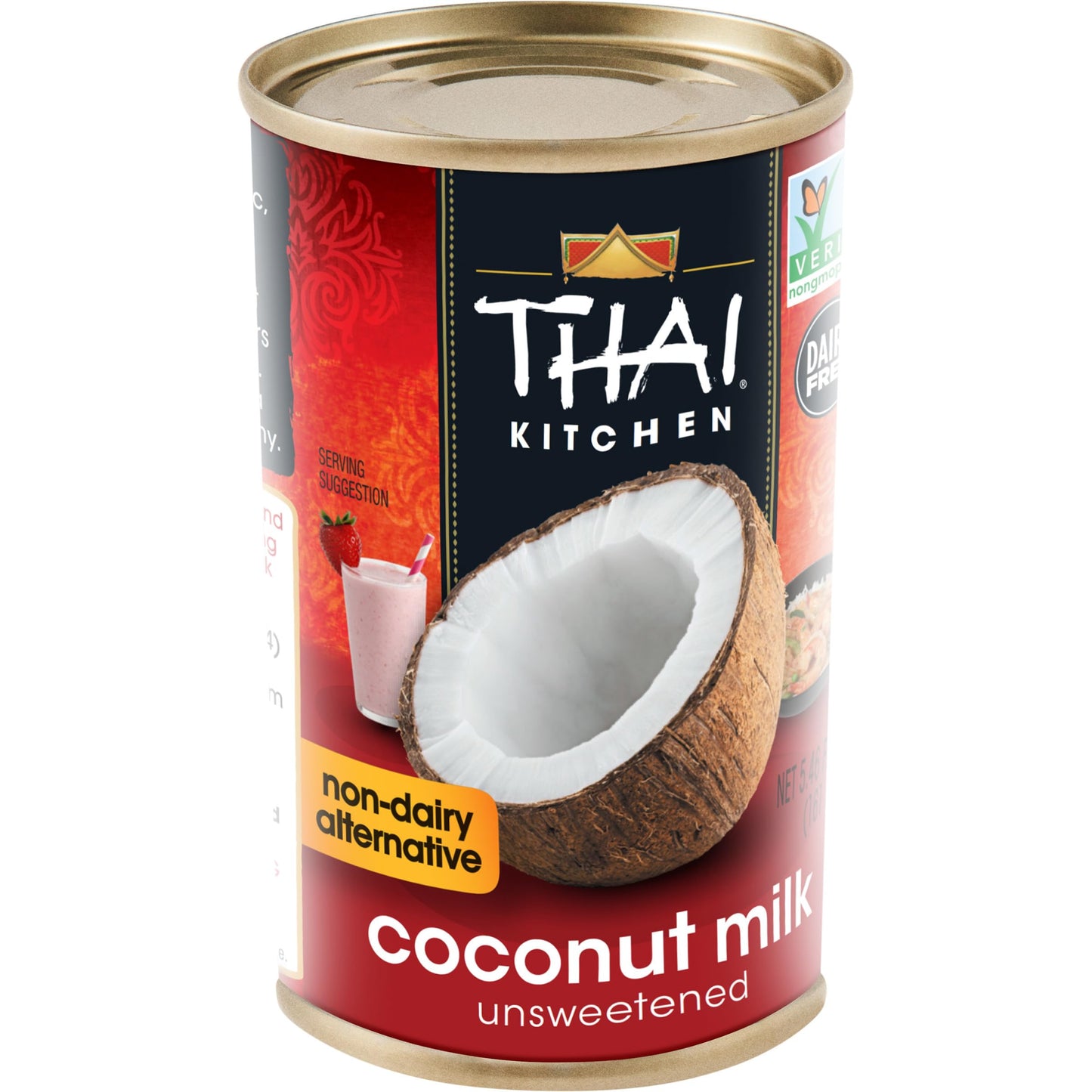 Thai Kitchen Gluten Free Unsweetened Coconut Milk, 13.66 fl oz (Pack of 12)