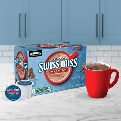 Swiss Miss Milk Chocolate Hot Cocoa, Keurig Single-Serve K-Cup Pods, 44 Count