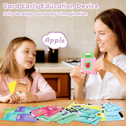 Talking Flash Cards,Kids Toddler Flash Cards with 240 Sight Words,Montessori Toys,Autism Sensory Toys,Speech Therapy Toys,Learning Educational Toys Gifts for Age 1 2 3 4 5 Years Old Boys and Girls