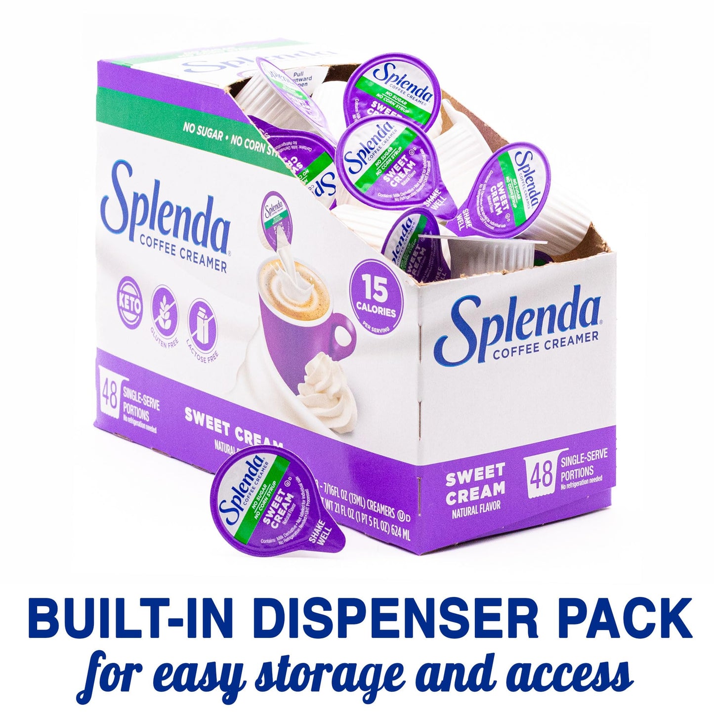 SPLENDA Sugar Free Sweet Cream Coffee Creamer, 32 Fl Oz