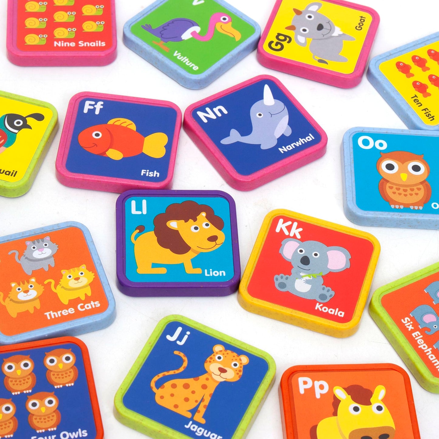 Boley Roo Crew: Learning Magnets - 37 Pieces - Animal & Alphabet Learning, ABC, Toddler & Kids Educational Toy, Preschool Ages 2+