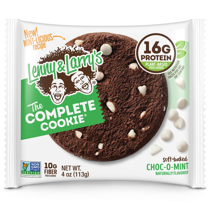 Lenny & Larry's The Complete Cookie, White Chocolate Flavored Macadamia, Soft Baked, 16g Plant Protein, Vegan, Non-GMO, 4 Ounce Cookie (Pack of 12)