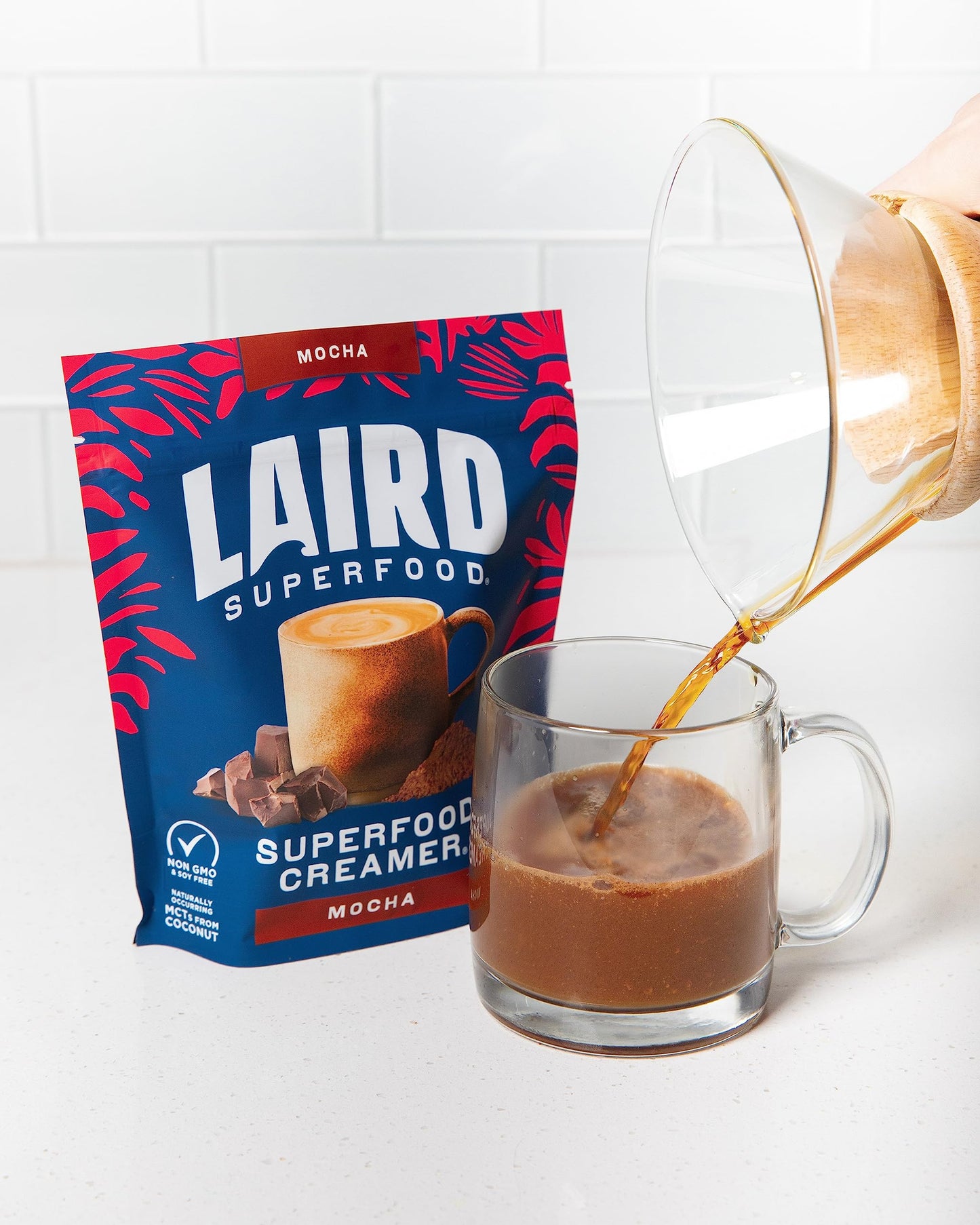 Laird Superfood Non-Dairy Superfood Creamer - Coconut Powder Coffee Creamer - Sweet & Creamy - Gluten Free, Non-GMO, Vegan - 16 oz. Bag, Pack of 1