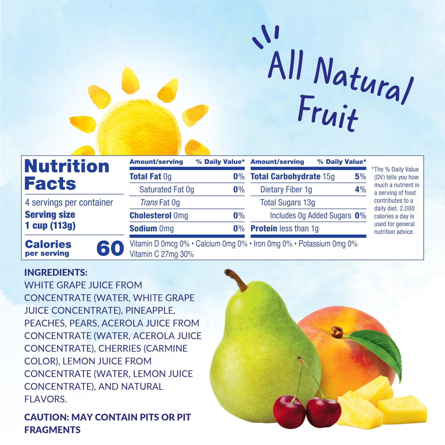 Dole Fruit Bowls No Sugar Added Variety Pack Snacks, Peaches, Mandarin Oranges & Cherry Mixed Fruit, 4oz 12 Cups, Gluten & Dairy Free, Bulk Lunch Snacks for Kids & Adults