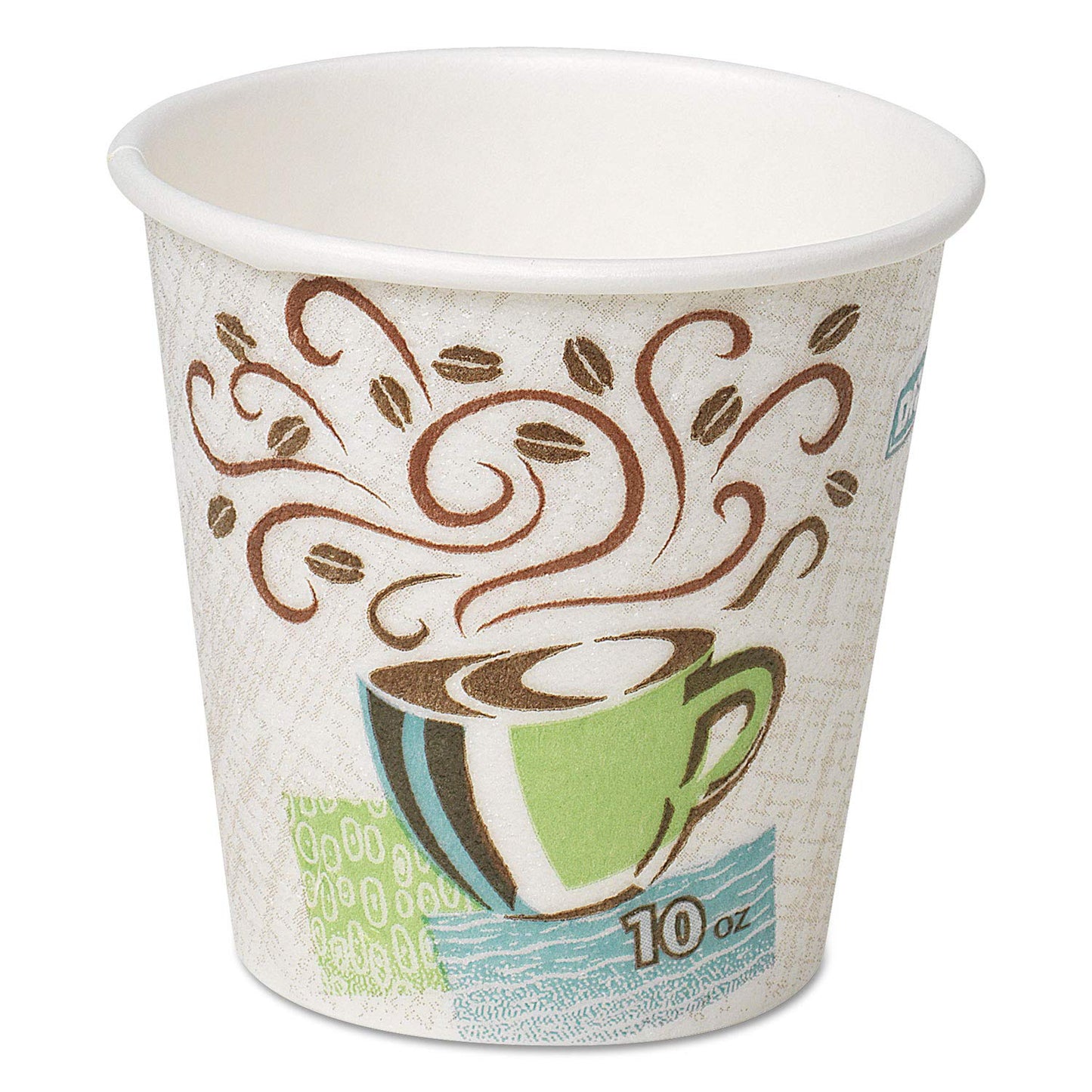 Dixie PerfecTouch 12 Oz Insulated Paper Hot Coffee Cup by GP PRO (Georgia-Pacific), Coffee Haze, 5342DX, 500 Count (25 Cups Per Sleeve, 20 Sleeves Per Case)