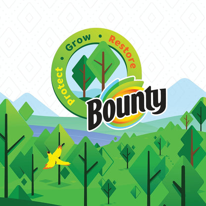 Bounty Select-A-Size Paper Towels, White, 2 Triple Rolls = 6 Regular Rolls (Pack of 1)