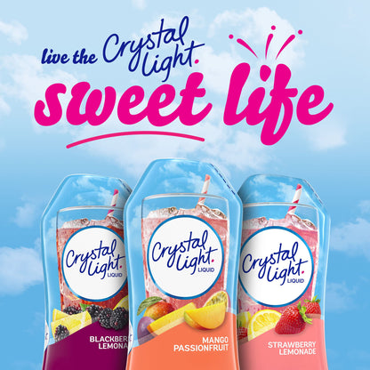 Crystal Light Sugar-Free Zero Calorie Liquid Water Enhancer - Strawberry Lemonade Water Flavor Drink Mix (1.62 fl oz Bottle)