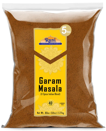 Rani Garam Masala Indian 11-Spice Blend 3oz (85g) PET Jar ~ All Natural, Salt-Free | Vegan | No Colors | Gluten Friendly | NON-GMO| Kosher | Indian Origin