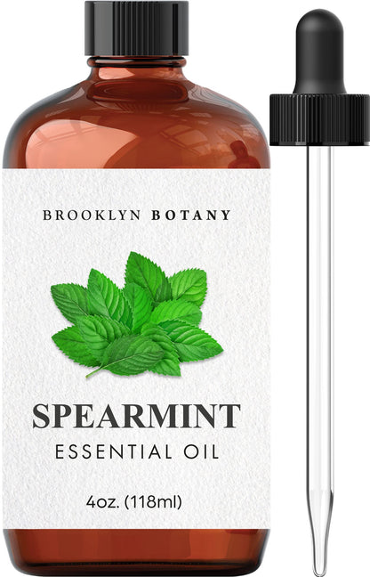 Brooklyn Botany Basil Essential Oil - 100% Pure and Natural - Premium Grade Essential Oil - for Aromatherapy and Diffuser - 0.33 Fl Oz