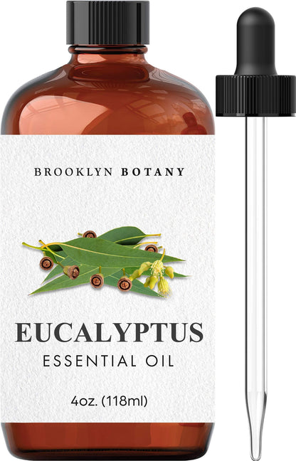 Brooklyn Botany Basil Essential Oil - 100% Pure and Natural - Premium Grade Essential Oil - for Aromatherapy and Diffuser - 0.33 Fl Oz