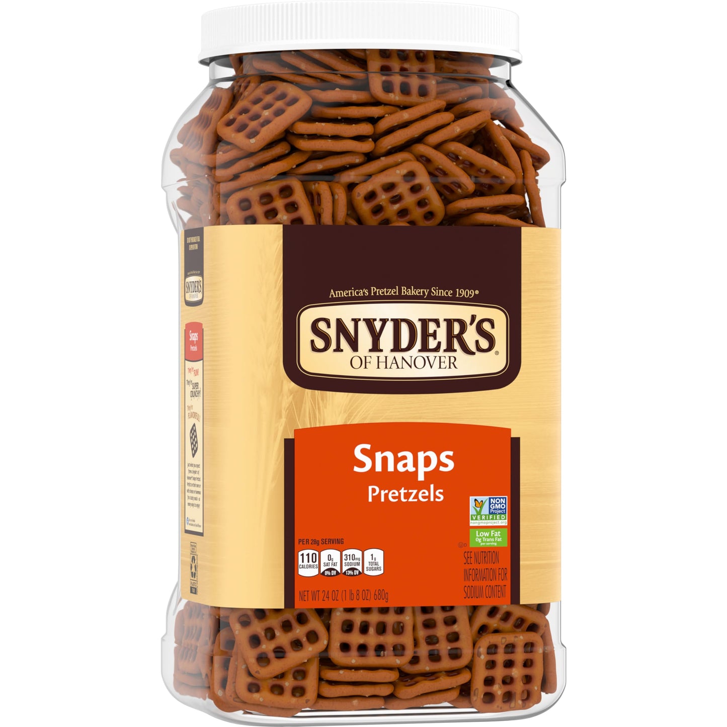 Snyder's of Hanover, Old Fashioned Pretzel Rods, 27 Oz Canister