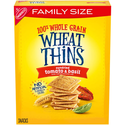 Wheat Thins Original Whole Grain Wheat Crackers, Party Size, 20 oz Box