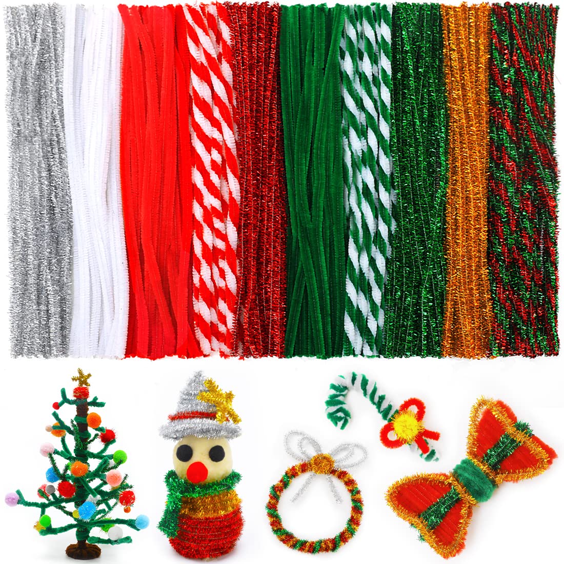 Pipe Cleaners, Pipe Cleaners Craft, Arts and Crafts, Crafts, Craft Supplies, Art Supplies (200 Multi-Color Pipe Cleaners)…